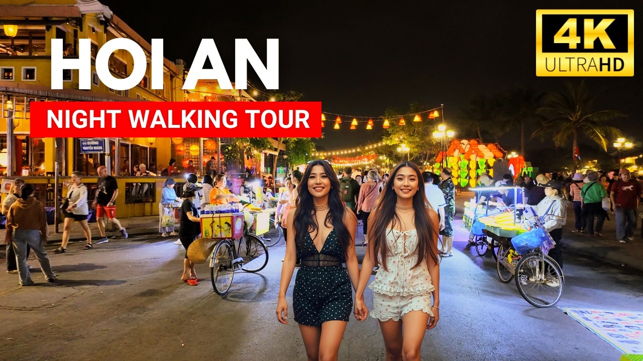HOI AN 🇻🇳 Vietnam Old Town Night Walking Tour 4K HDR | Summer 2025