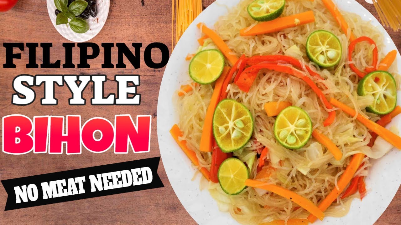 FILIPINO STYLE BIHON RECIPE |NO MEAT NEEDED |EASY TO MAKE AND TASTE DELICIOUS