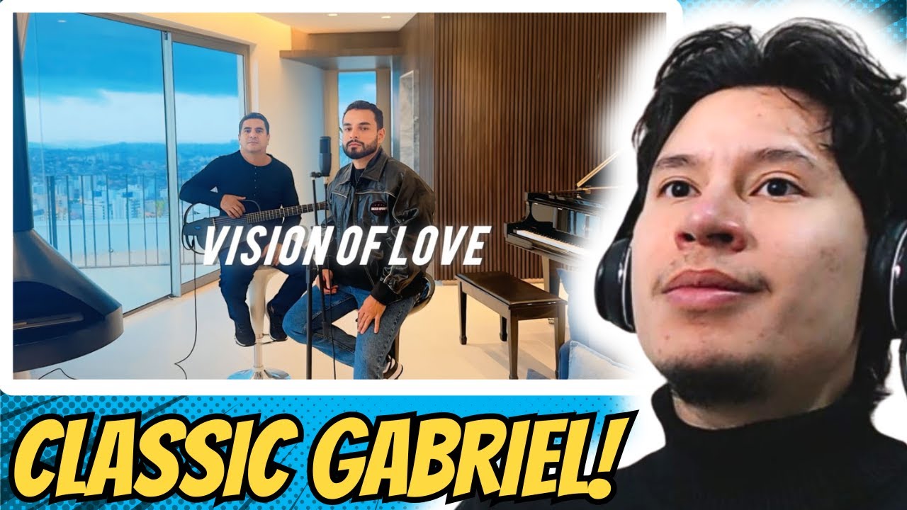 ARTIST REACTS! | Vision Of Love (Acoustic Version) - Gabriel Henrique