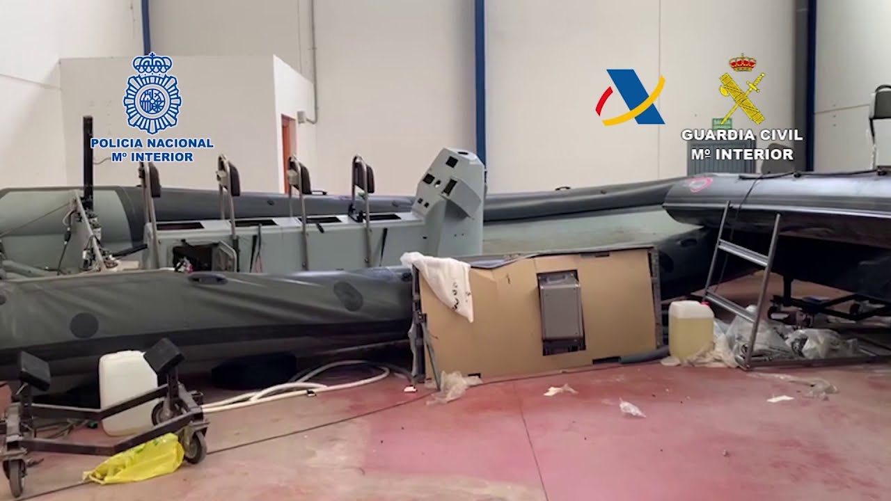 Operación Pitarra. Fabricaban sus propias narcolanchas para introducir hachís en la península