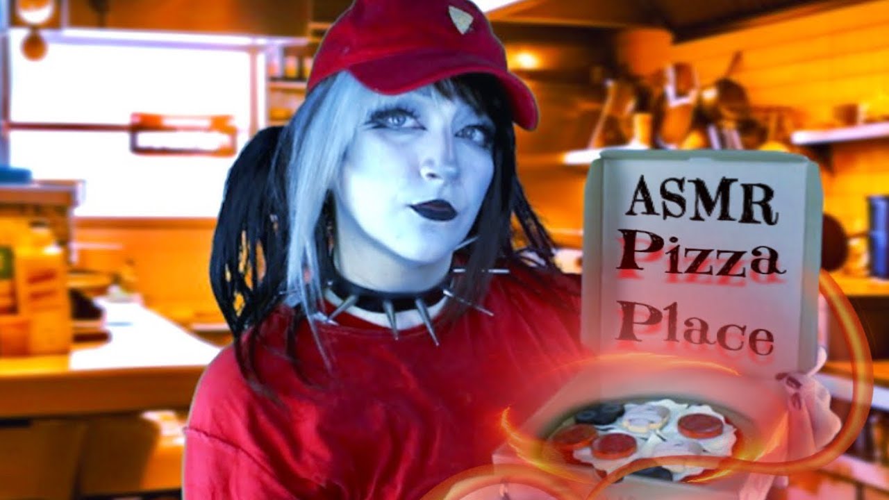 Rude Goth Girl helps you make Pizza | ASMR #roleplay