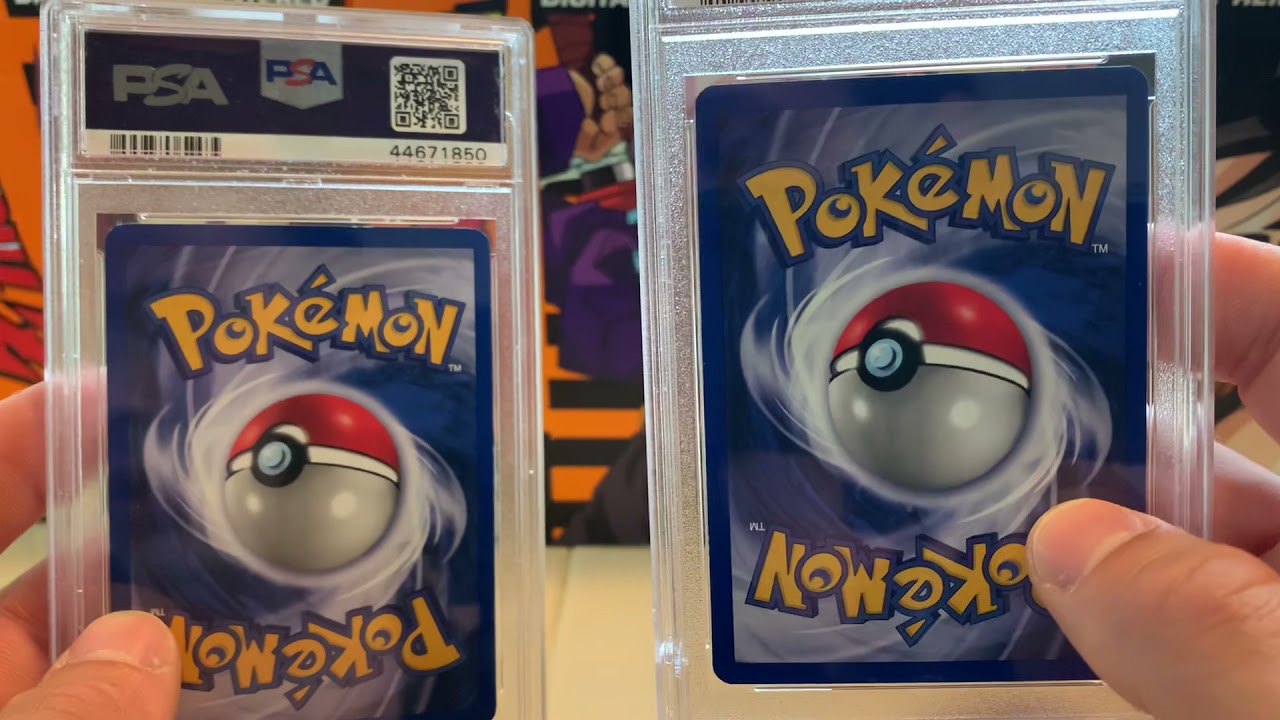 PSA 7 v. PSA 8: Analyzing RARE Pokémon cards for my personal collection! Buy the card not the grade?
