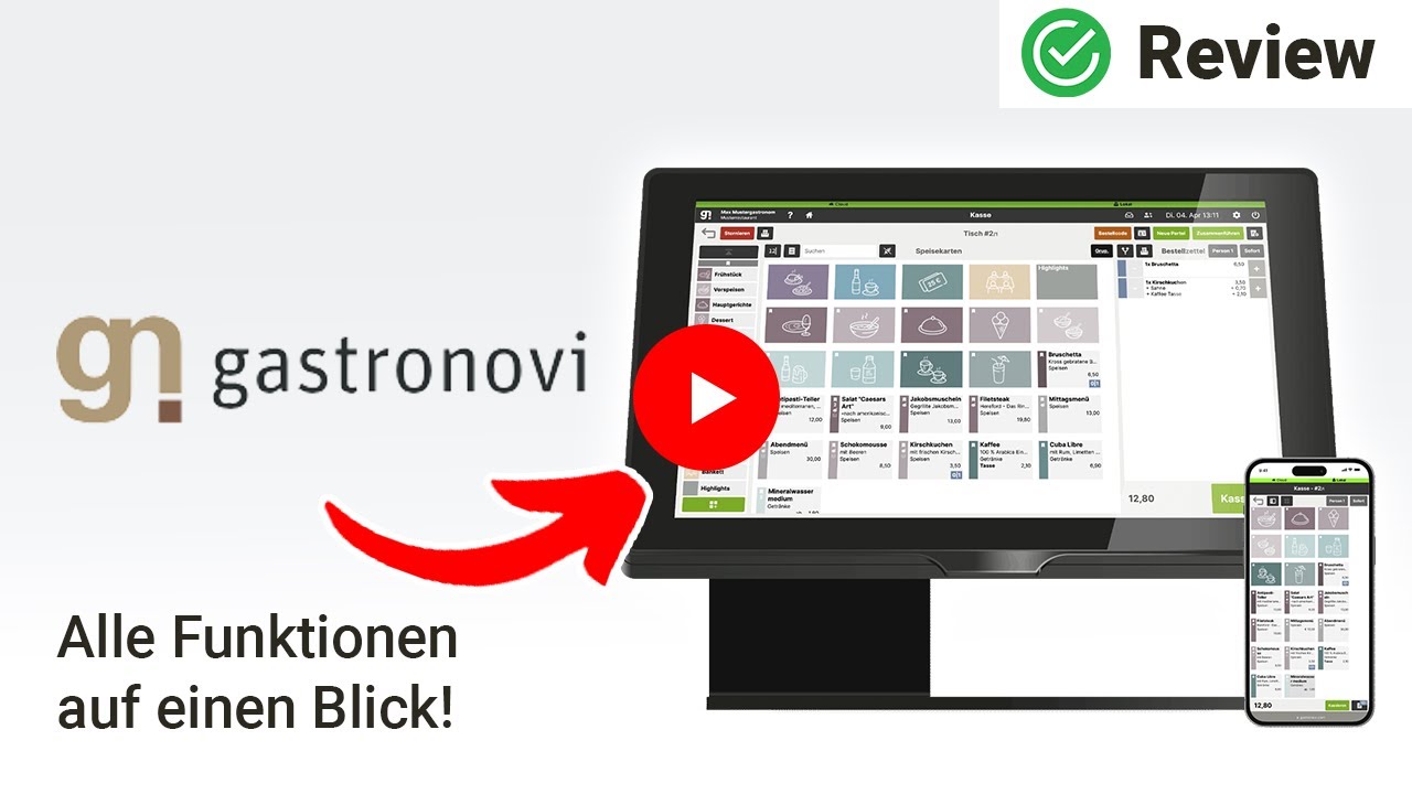 Review: gastronovi Kassensystem - Kassensystemevergleich.de