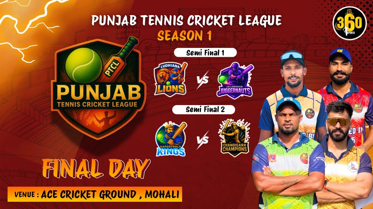 FINAL DAY | PUNJAB TENNIS CRICKET LEAGUE - 2025 | SEASON 1 |