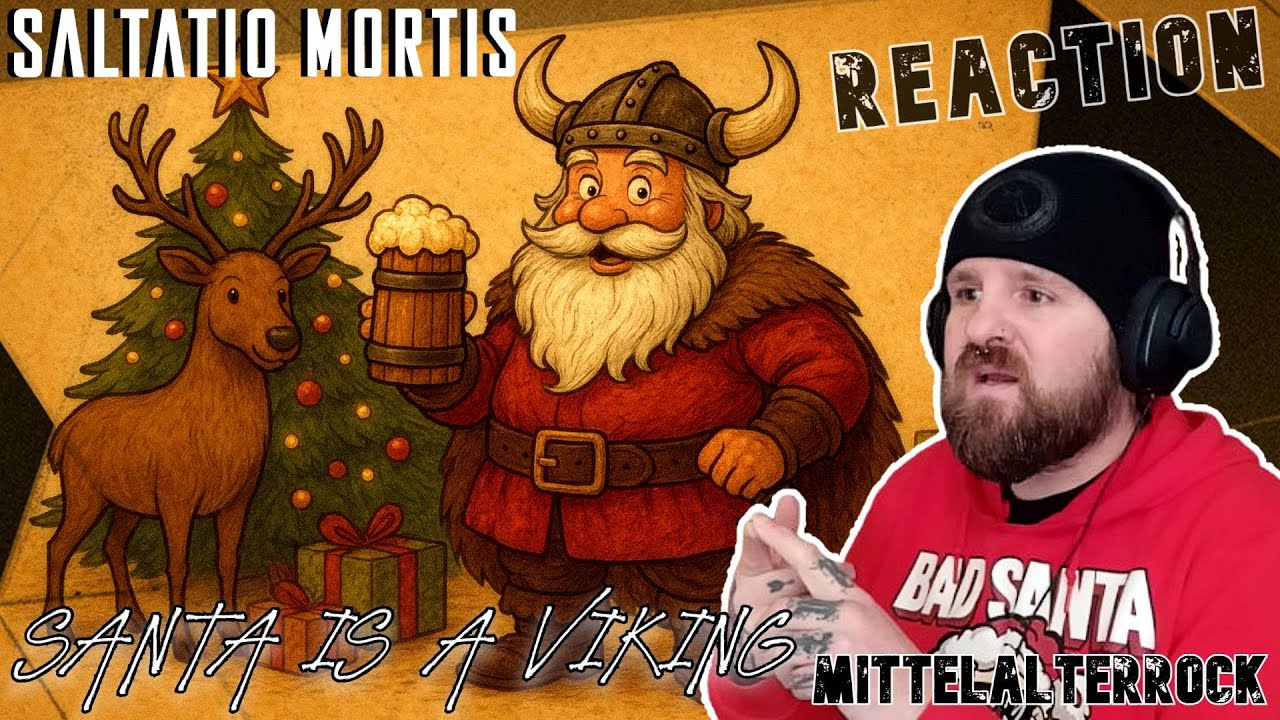 SALTATIO MORTIS UND SKALDENMET BEHAUPTEN "SANTA IS A VIKING" | Reaction
