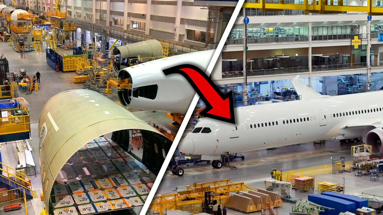 Aircraft Manufacturing: The Production Process – How Is a Boeing 787 Dreamliner Built?