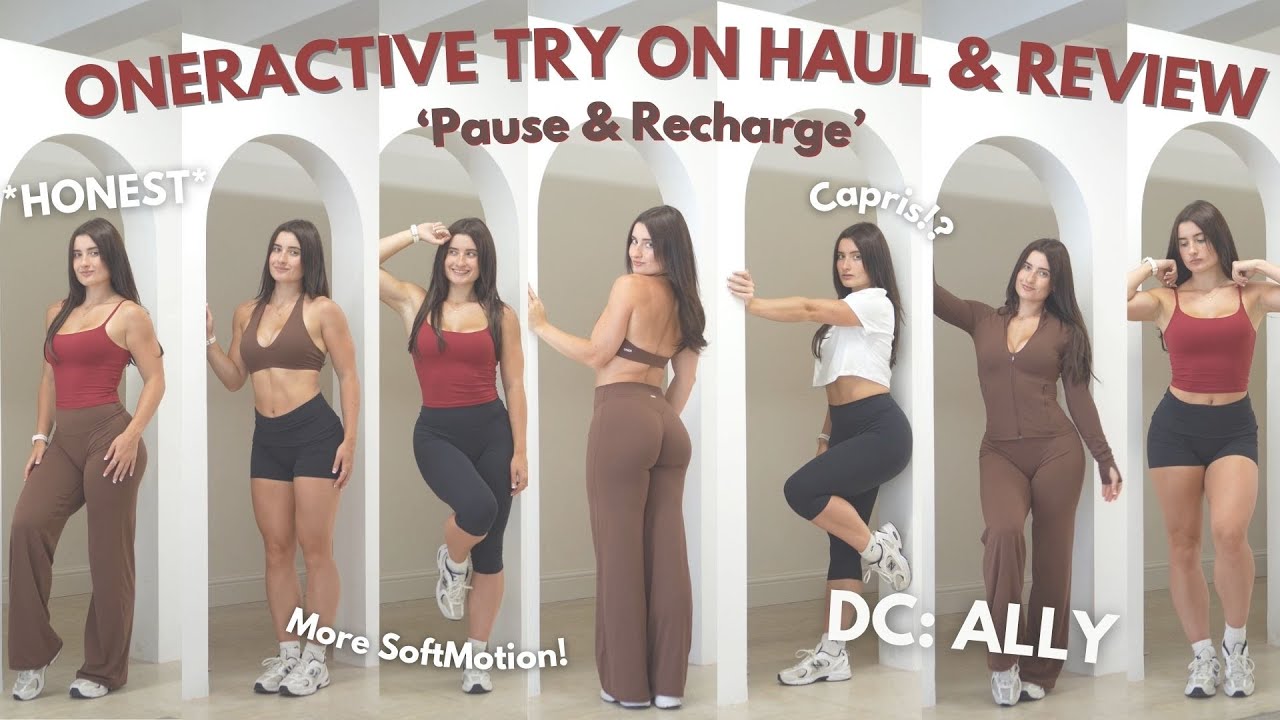 OnerActive try on haul & review | Pause & Recharge | SoftMotion drop, VERY HONEST! | Discount code!!