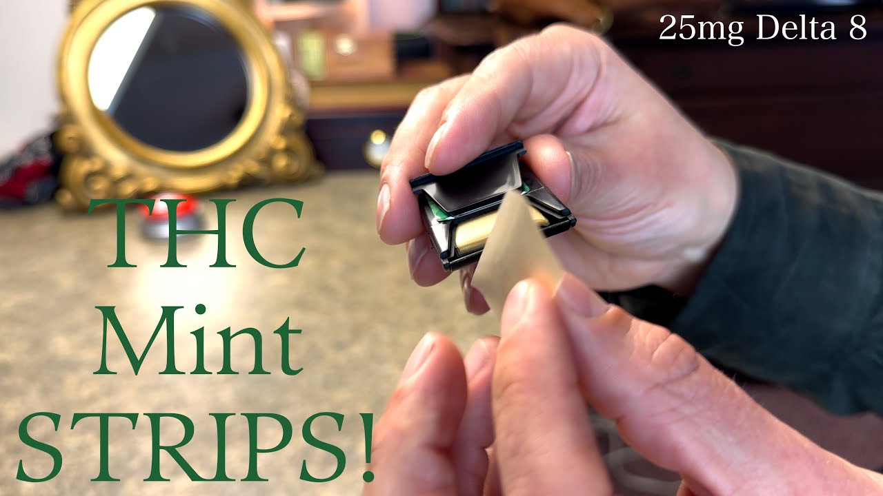 Cake THC Strips Mint 25mg Delta 8 Review w/ Effects!