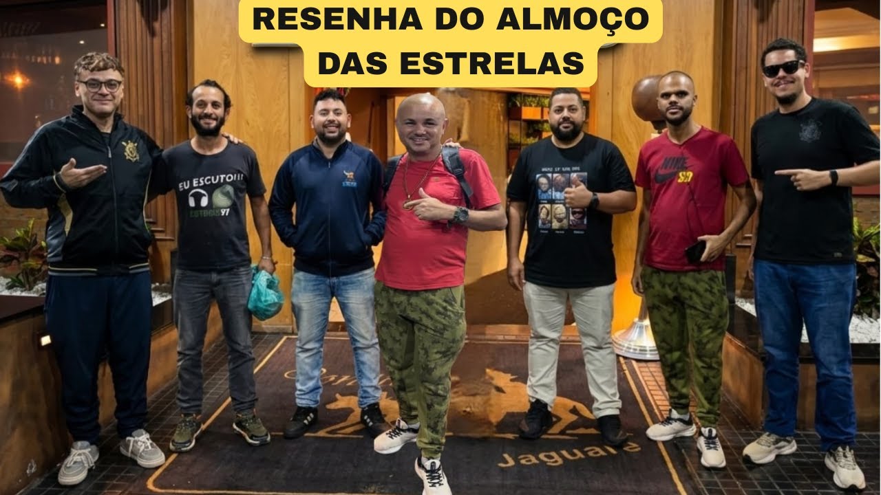 A TURMINHA RESENHANDO SOBRE O ALMOÇO DAS ESTRELAS.