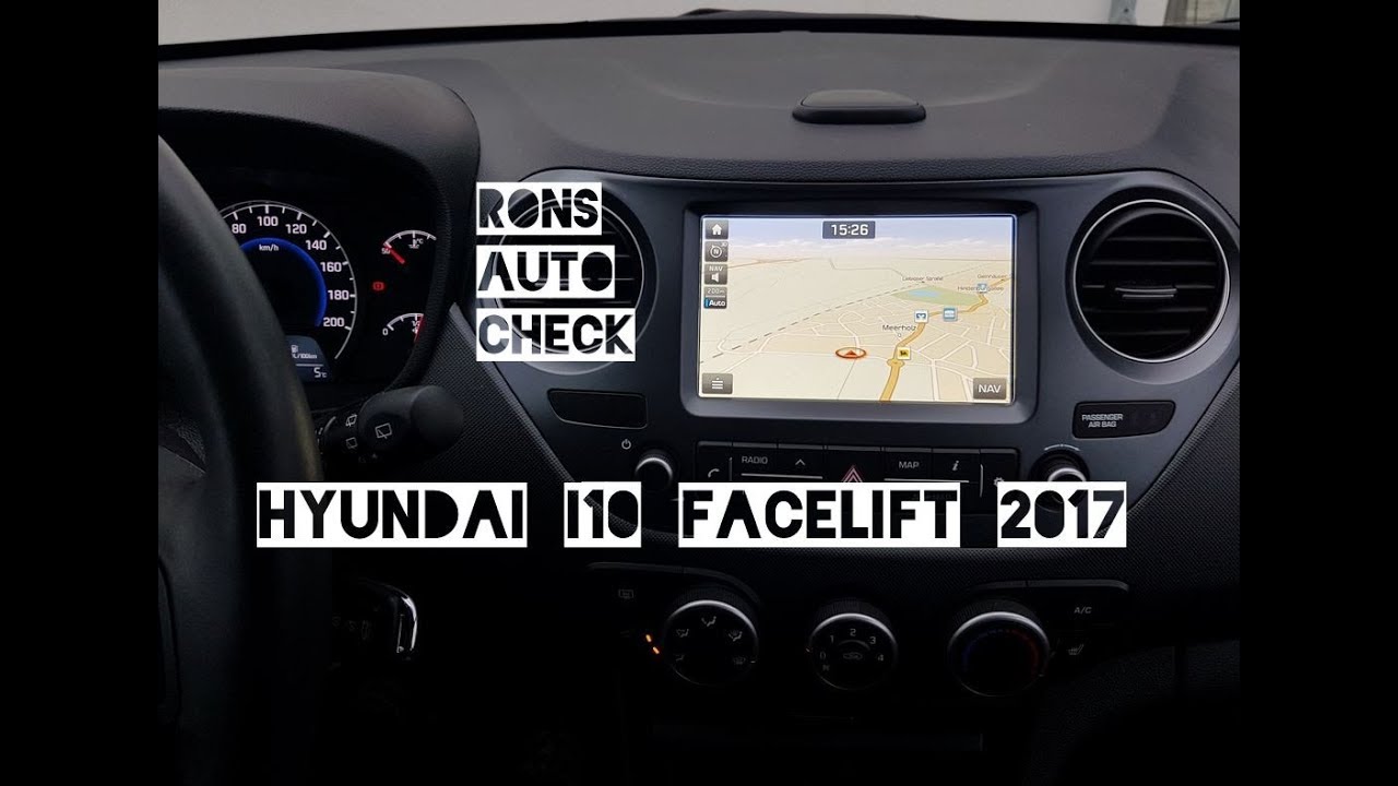 Hyundai i10 | Facelift 2017 interior / Neues Multimedia System und Navigation im Test | Bedienung