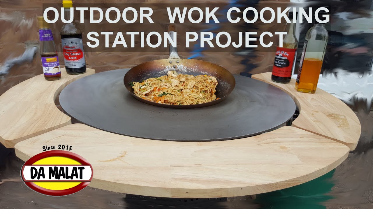 Building an outdoor gas wok station and fire pit | Converting a charcoal BBQ to patio gas