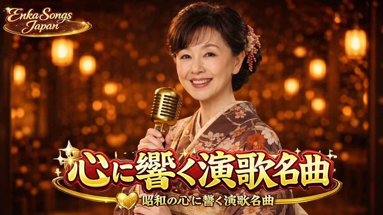 昭和演歌メドレー100曲 🎤 懐メロ歌謡曲ベスト | 日本演歌名曲 盛り場演歌 心に響く懐かしい歌