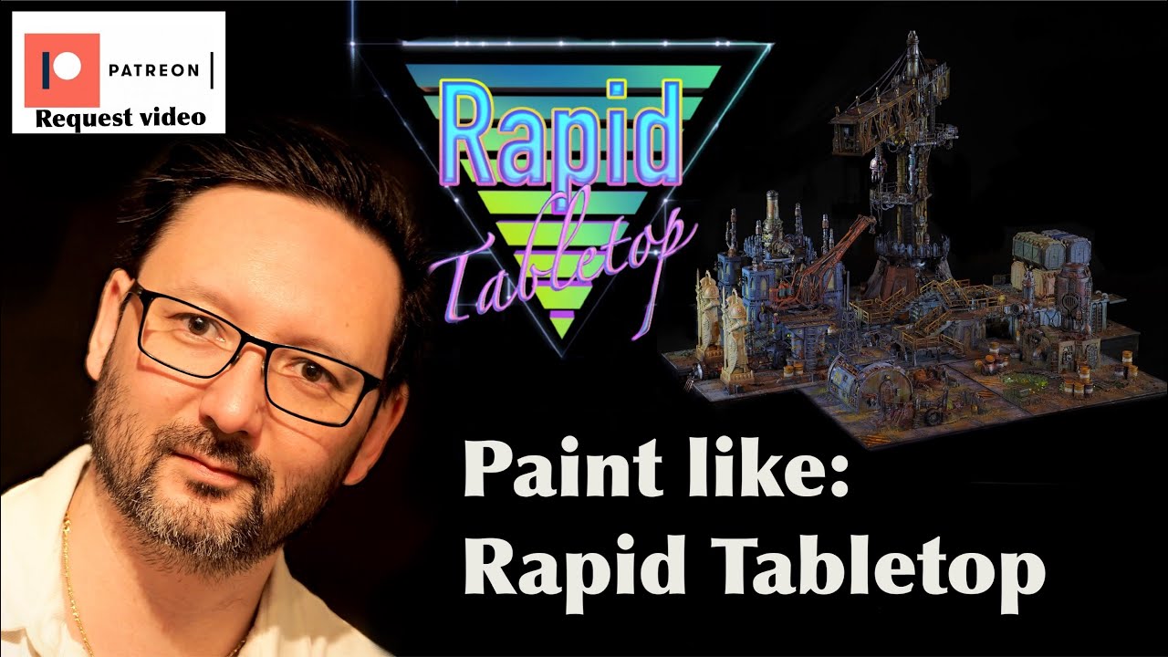 How to paint Zone Mortalis Necromunda terrain - Paint like Rapid Tabletop