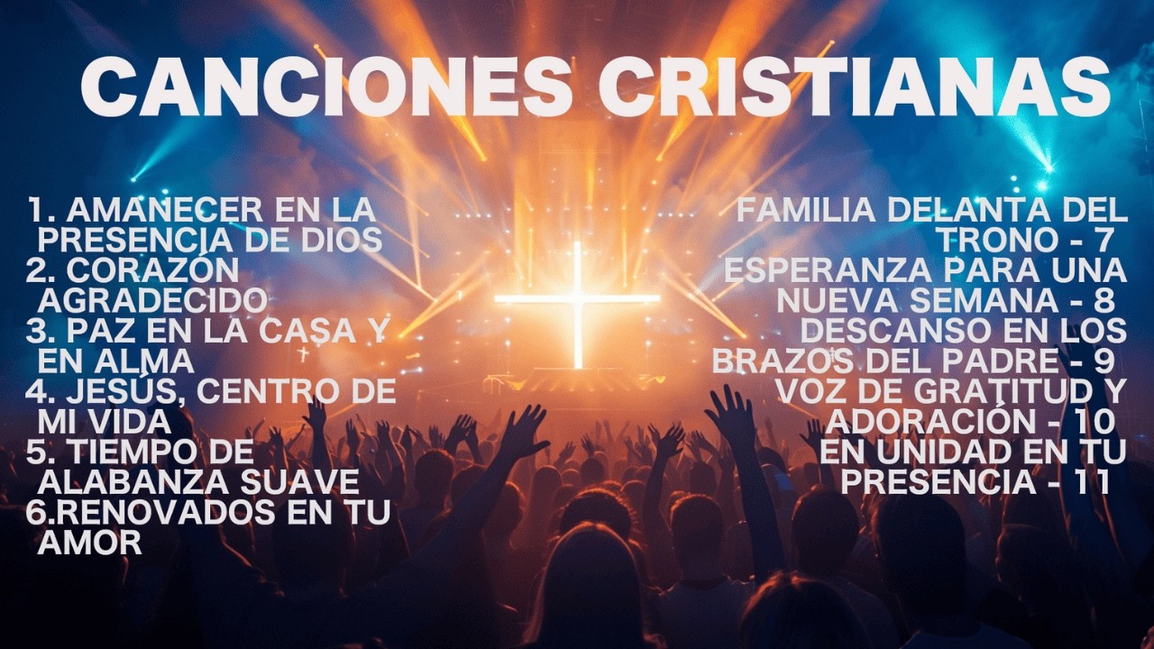 MÚSICA CRISTIANA QUE REFRESCAN EL CORAZON Y EL ALMA - ALABANZA Y ADORACIÓN QUE RENUEVAN TU FUERZA