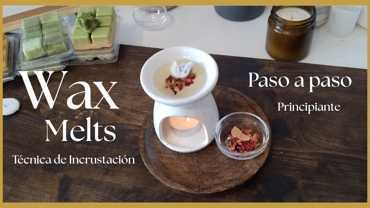 👉 “Wax melts fáciles con incrustaciones | Técnica paso a paso”