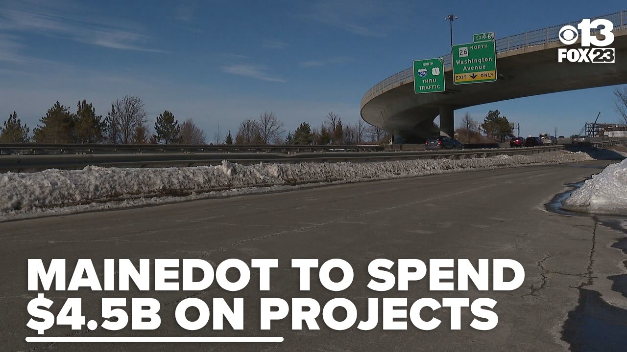 MaineDOT plans to spend $4.5 billion over next 3 years on nearly 2,800 projects