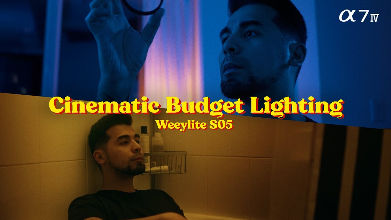 Кинематографическое освещение за 29 долларов с миниатюрными RGB-лампами! | Sony A7IV + Weeylite S05