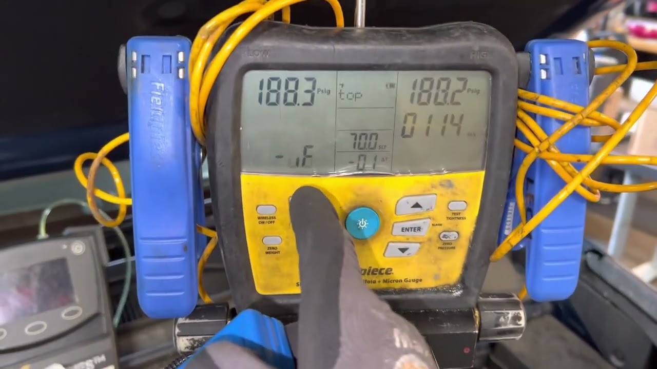 Ultrasonic Leak Detector EASY TO FIND EVAPORATOR LEAK.  But what about with refrigerant ?￼