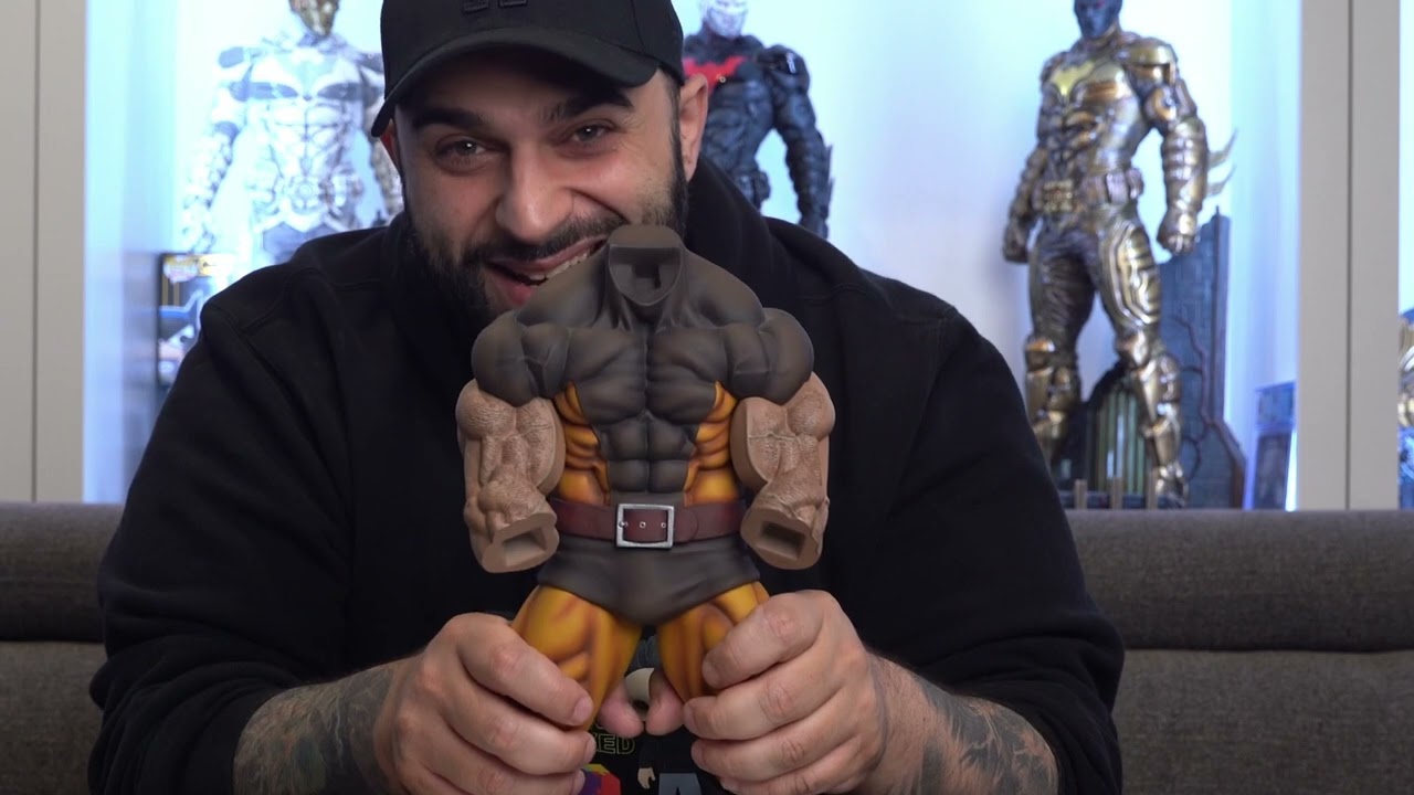 UNBOXED COLLECTABLES REVIEW EP-12 CUSTOM 1/4 WOLVERINE (marvel, x men) 1k aud giveaway in this vid