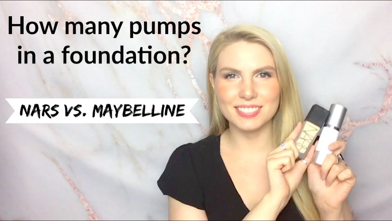 How Long Does It Take To Use Up a Foundation? | Nars vs. Maybelline
