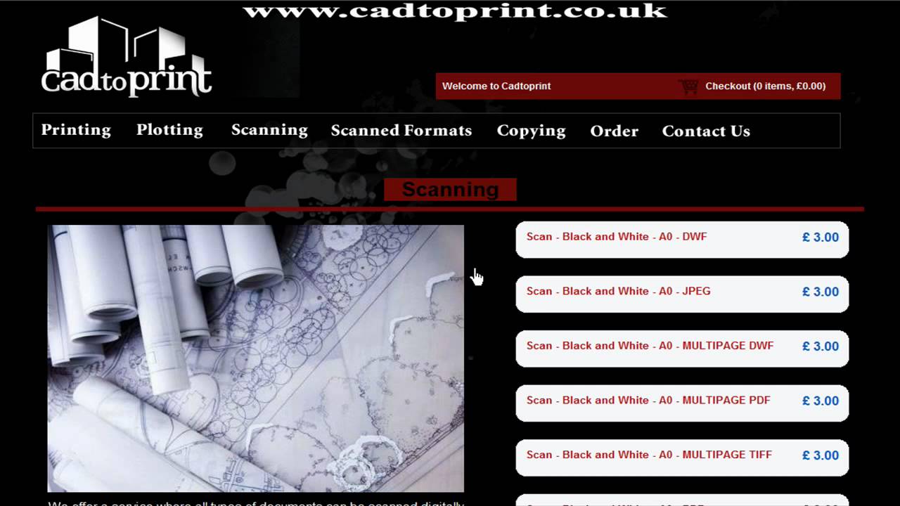 A0 Scanning | A1 Scanning | A2 Scanning | Large Format Scanning | Document Scanning Service