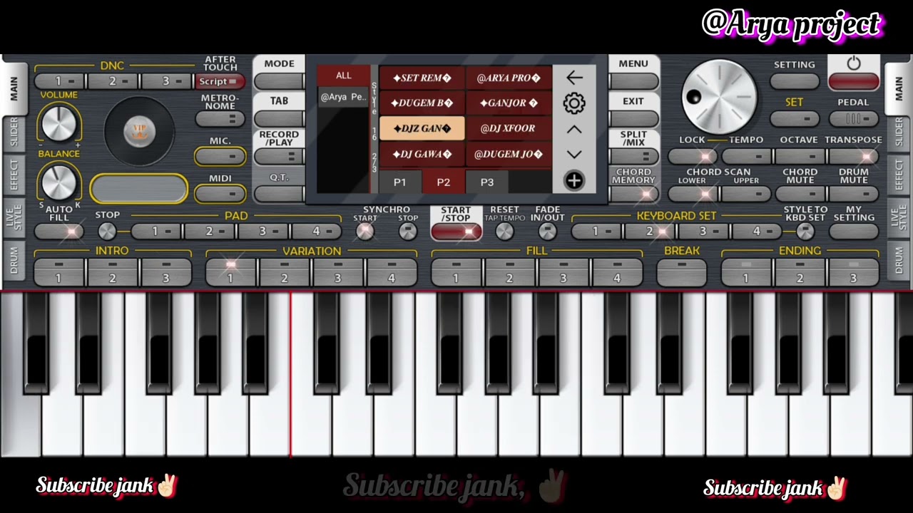 SET DJ GANJOR ISI 16 GERATIS TERBARU 2025 BY 