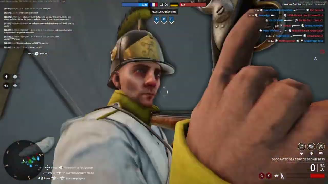 Medic, Rifleman, Grenadier and Cannoneer