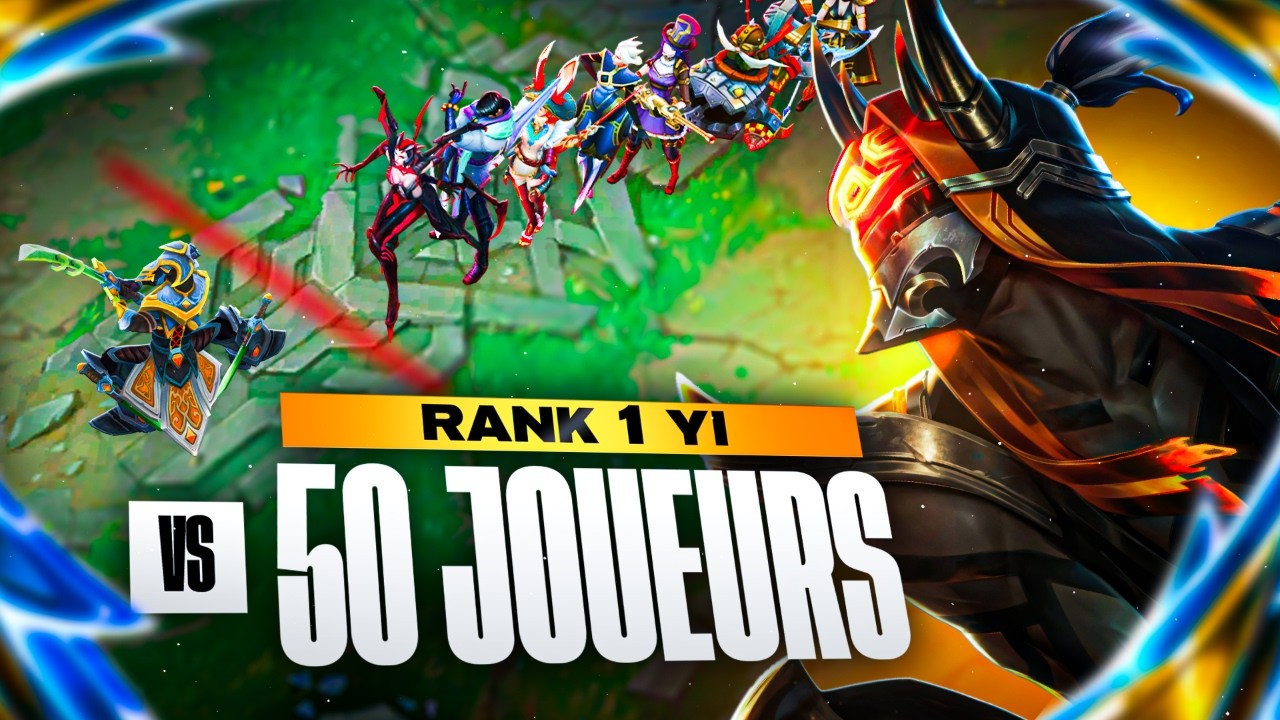 RANK 1 YI WORLD VS 50 JOUEURS ! IL N’A QU’UN SEUL BUT, MONTER SUR LE PODIUM