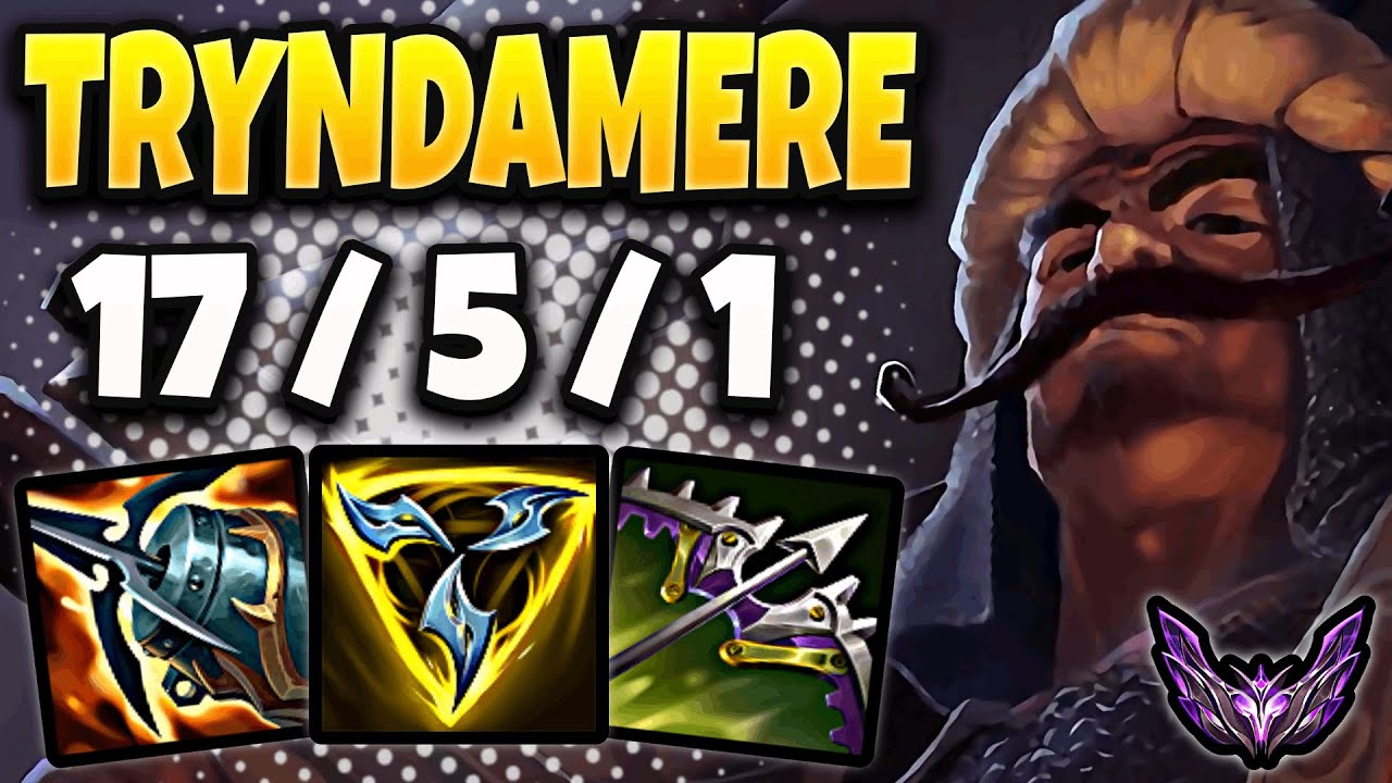 Tryndamere vs Olaf [ TOP ] Lol Korea Master Patch 13.24 ✅