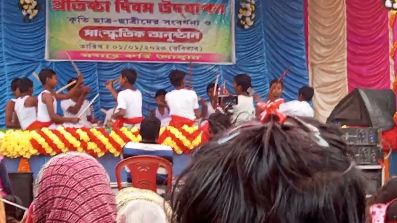 কাঠি নৃত্য || স্কুল প্রতিষ্ঠা দিবস উপলক্ষে বাংলার ব্রতচারী কাঠি নৃত্য || রামনগর হাই স্কুল ||