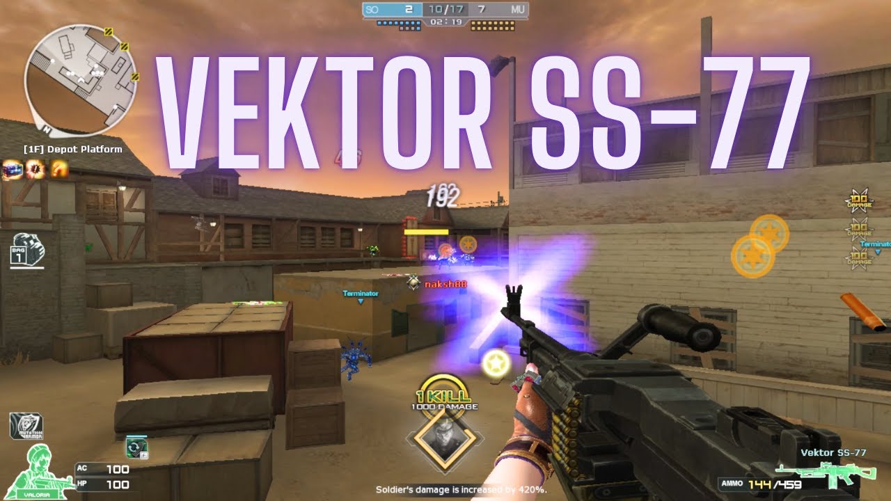 Crossfire  -  Vektor SS-77  -  Mass Mutation Gameplay