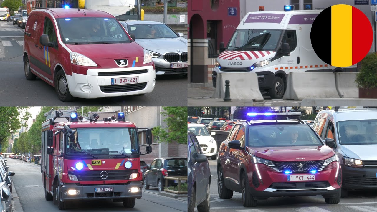 Brandweer Brussel en Sibelga met spoed onderweg naar groot gaslek Bergensesteenweg Anderlecht