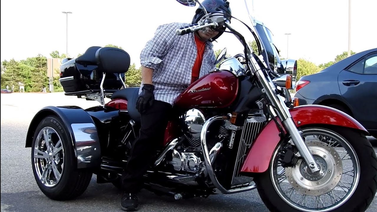 Test Ride of My Newly Installed MTC Voyager Trike Kit on 2016 Honda Shadow VT750cc