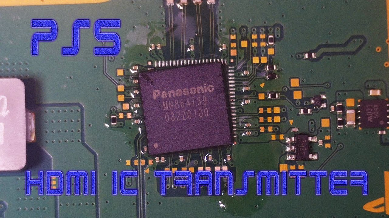 PS5 kaputt? plötzlich kein Bild mehr? HDMI Port oder der  MN864739 Transmitter? | PCB Solder