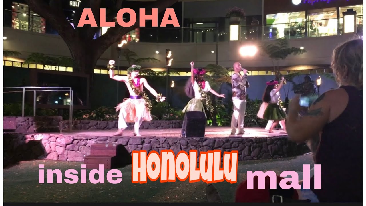 Honolulu mall at night @LadyGagatheExplorer