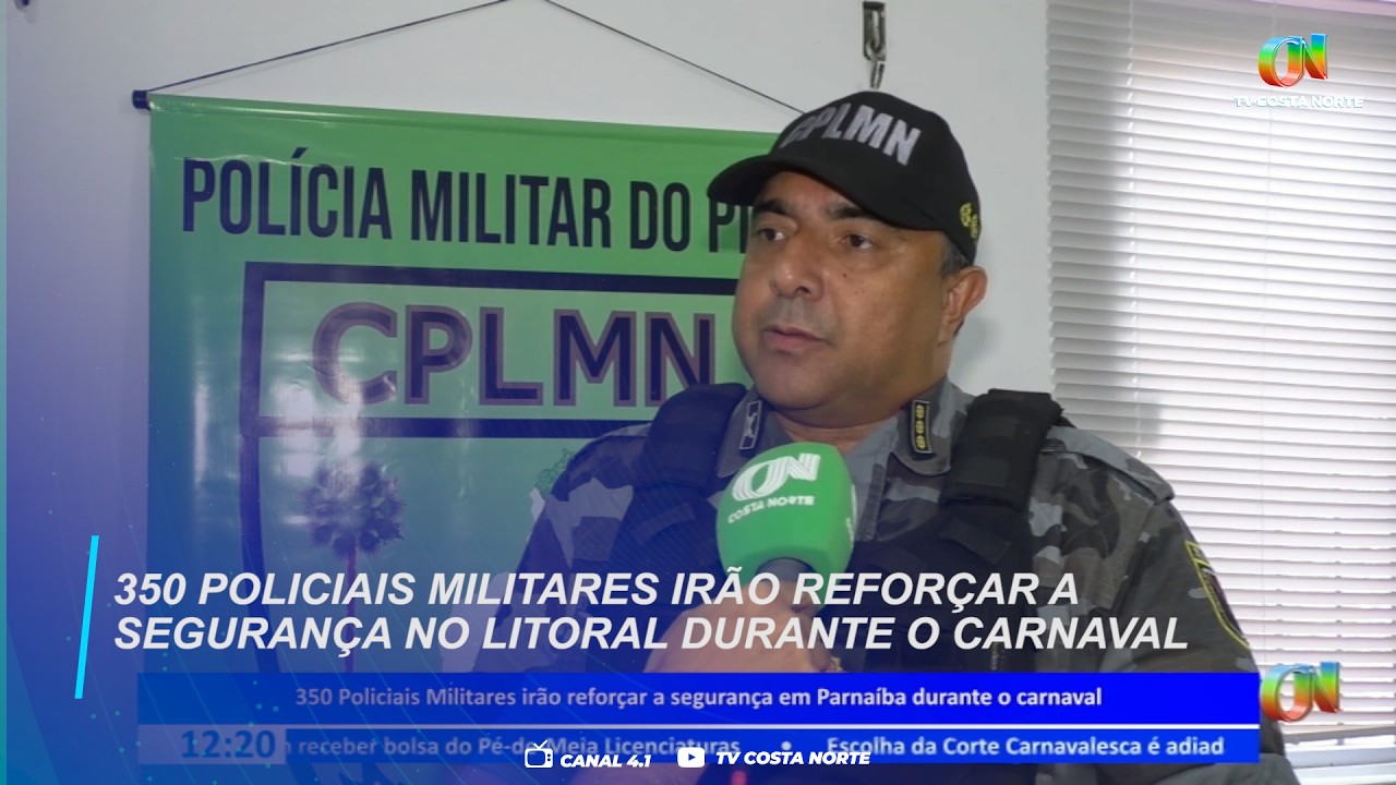 350 Policiais Militares Irão Reforçar A Segurança No Litoral Durante O Carnaval