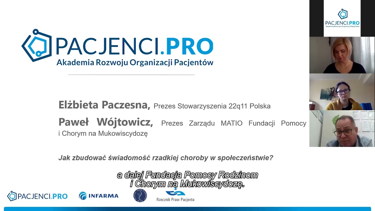 Elżbieta Paczesna i Paweł Wójtowicz o tym, jak zbudować świadomość rzadkiej choroby w społeczeństwie
