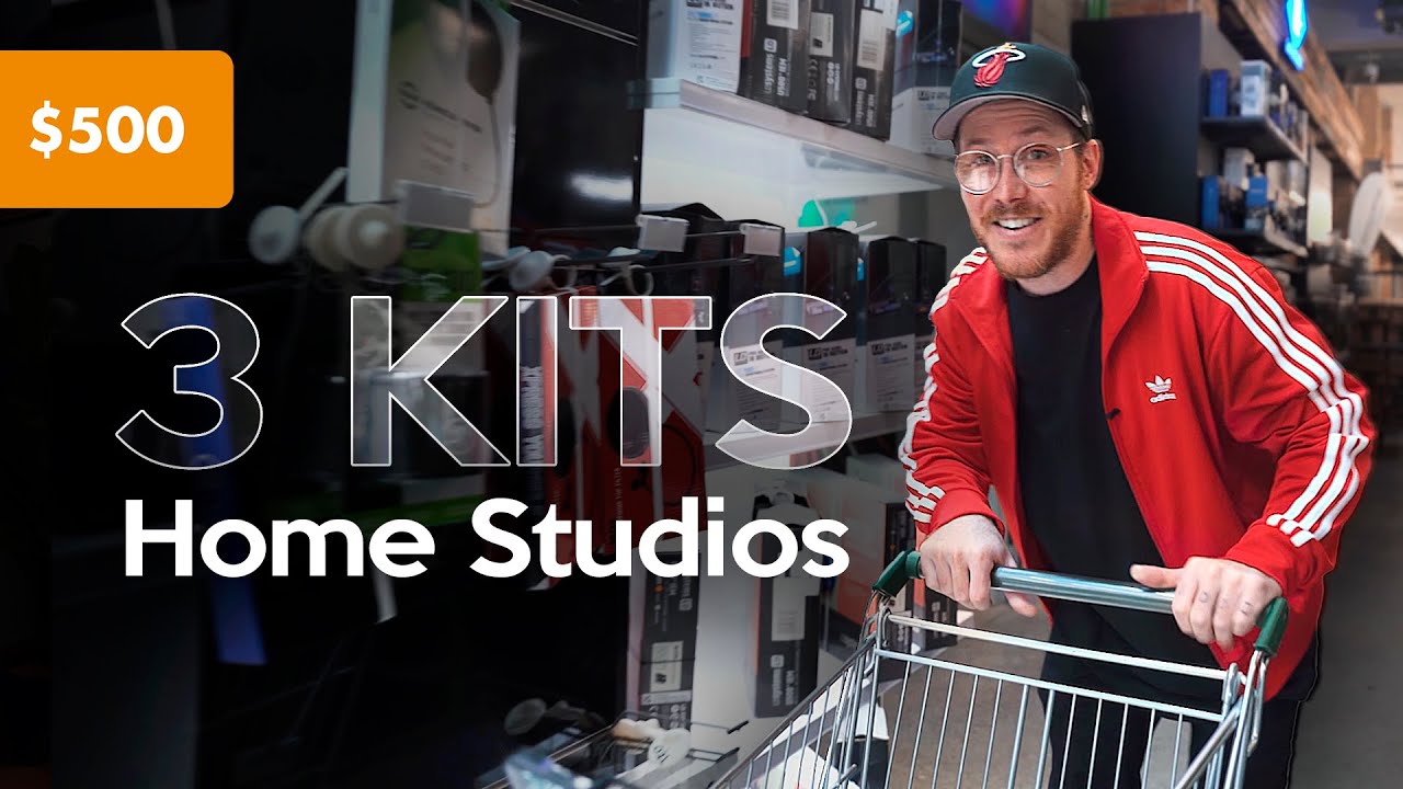 3 KITS básicos de HOME STUDIO por menos de $500