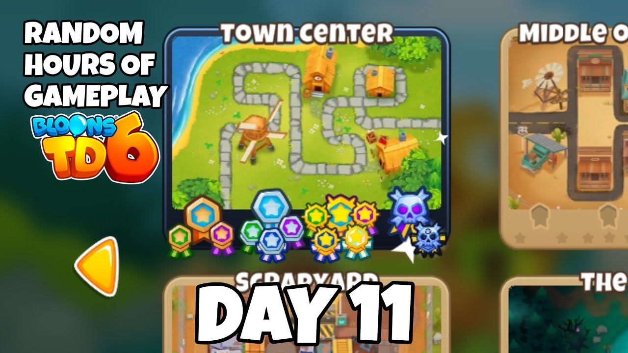 an average town center video | random hours of gameplay: bloons td 6 (day 11) (READ DESC!)