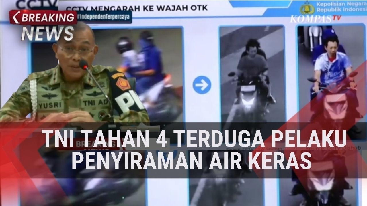 BREAKING NEWS – Polisi Umumkan Pelaku Penyiraman Air Keras ke Andrie Yunus
