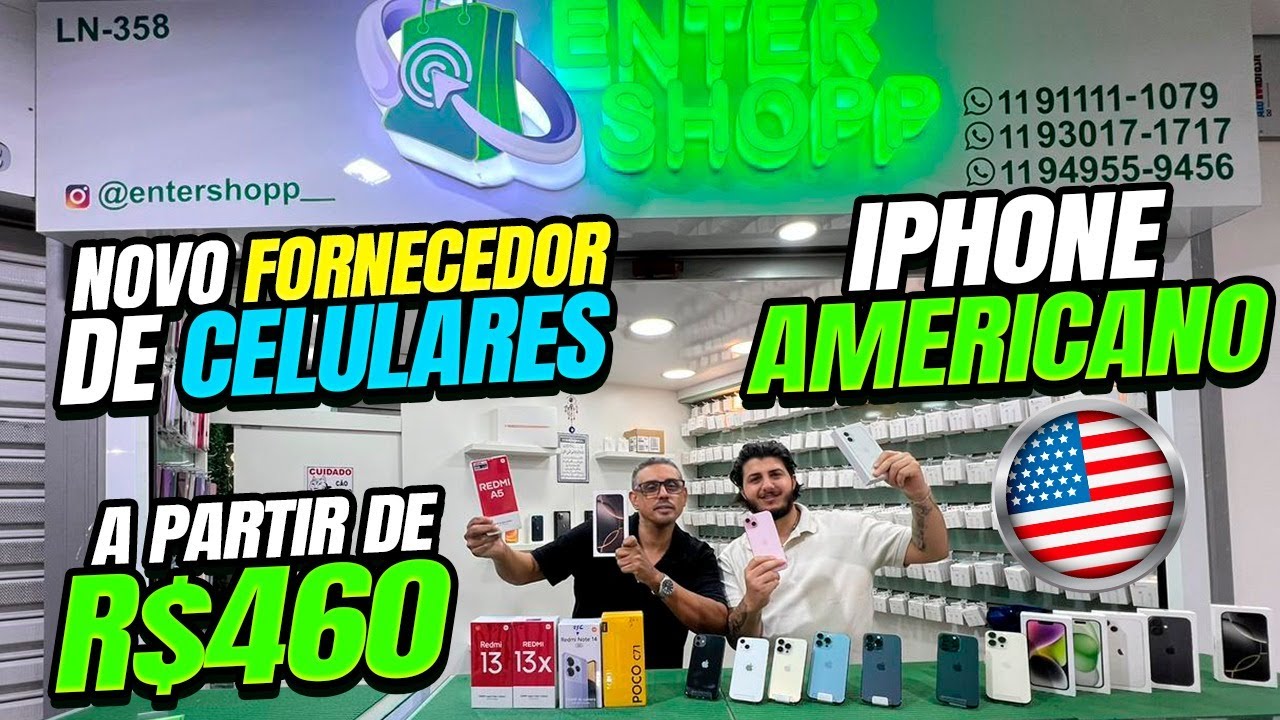 Essa Loja de Celulares fica Região da 25 de Março no Shopping Mundo Oriental