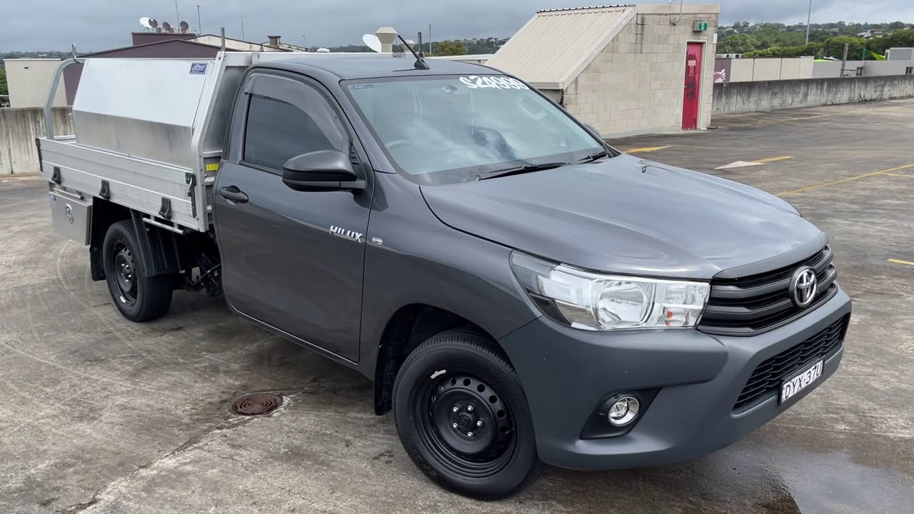 2018 Toyota Hilux Workmate 4x2 Manual 2.7L Cab Chassis, 51,000KM Onloy $24999