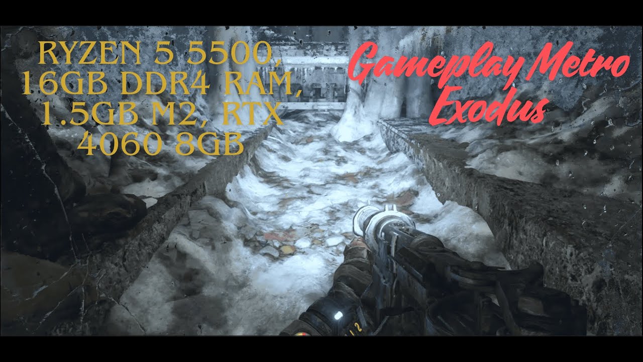 Metro Exodus Gameplay 2026  Ryzen 5 5500, RTX 4060/Геймплей RoboCop в 2026 | Ryzen 5 5500, RTX 4060