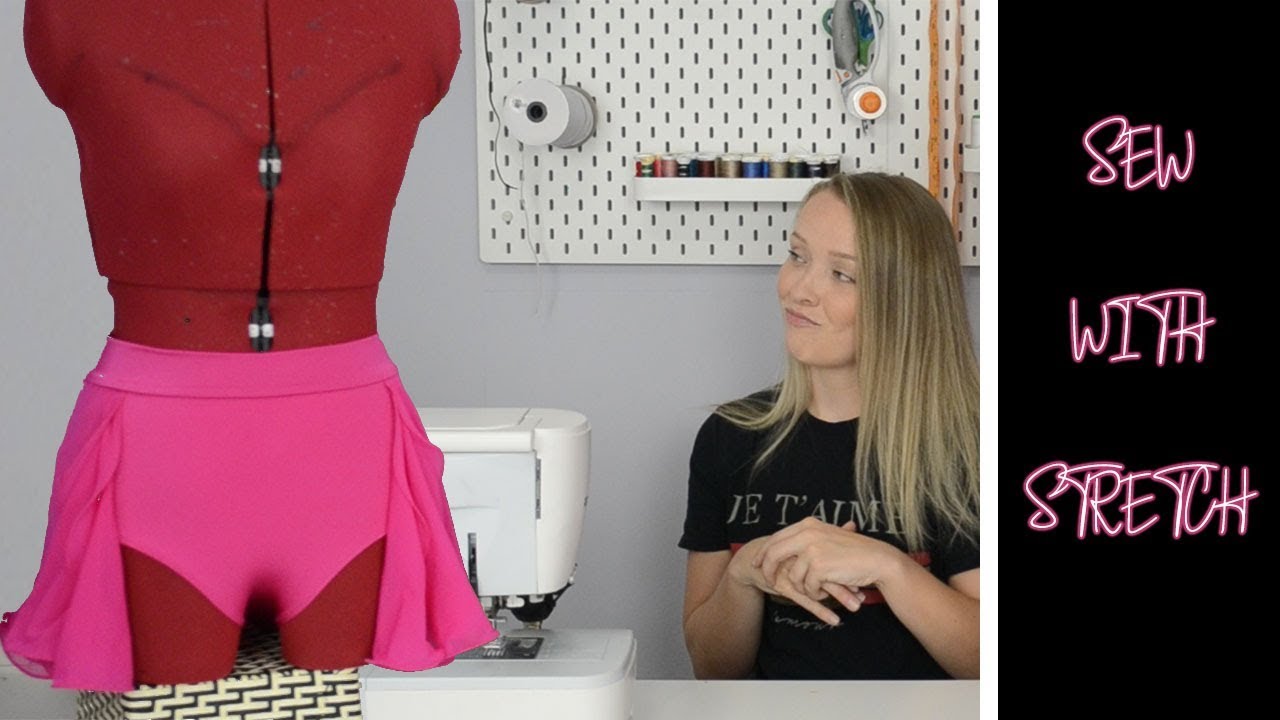 Sew with Stretch! Circle Skirt Dance Briefs with Fishing Line Hem + Tips & Tricks