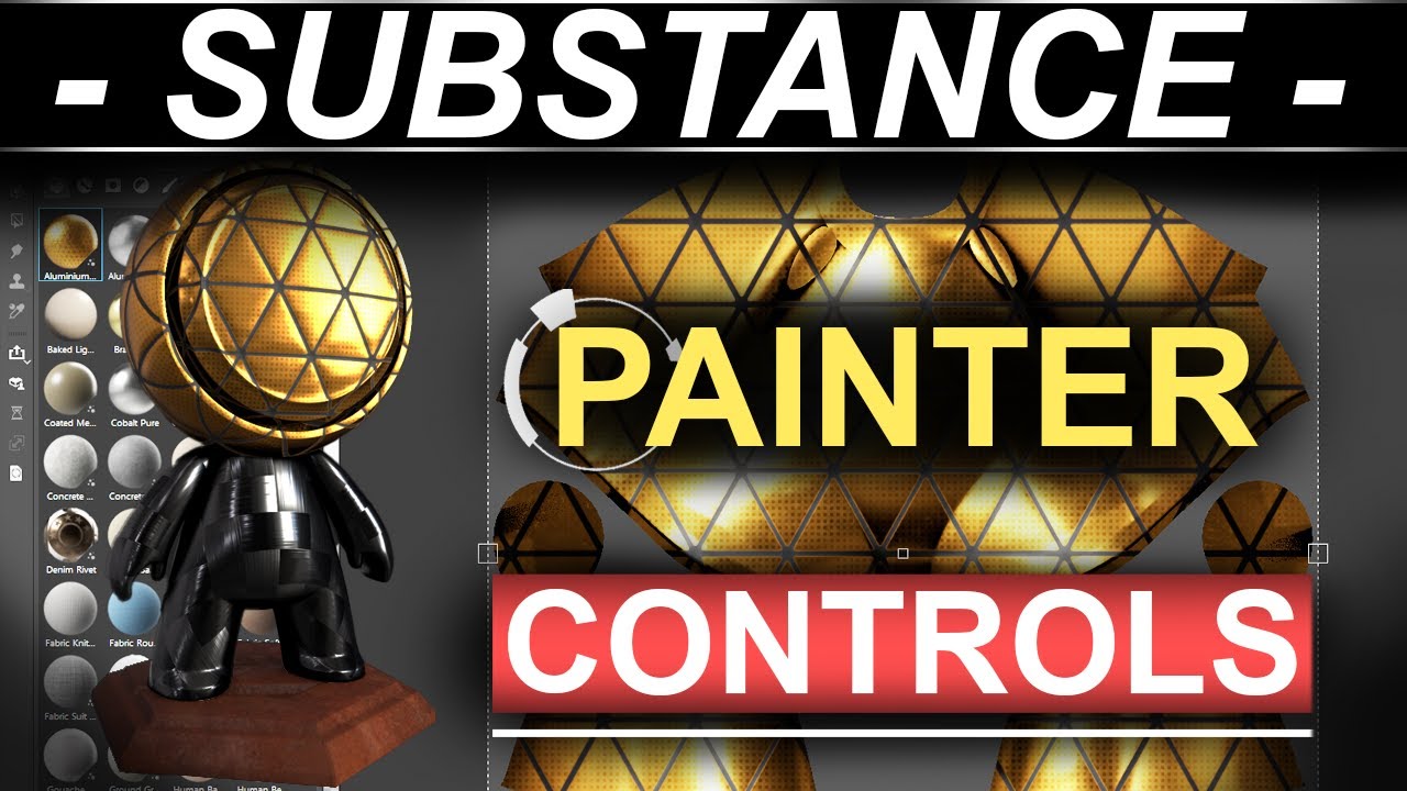 Substance Painter UI-Controls (In 3 Minutes)