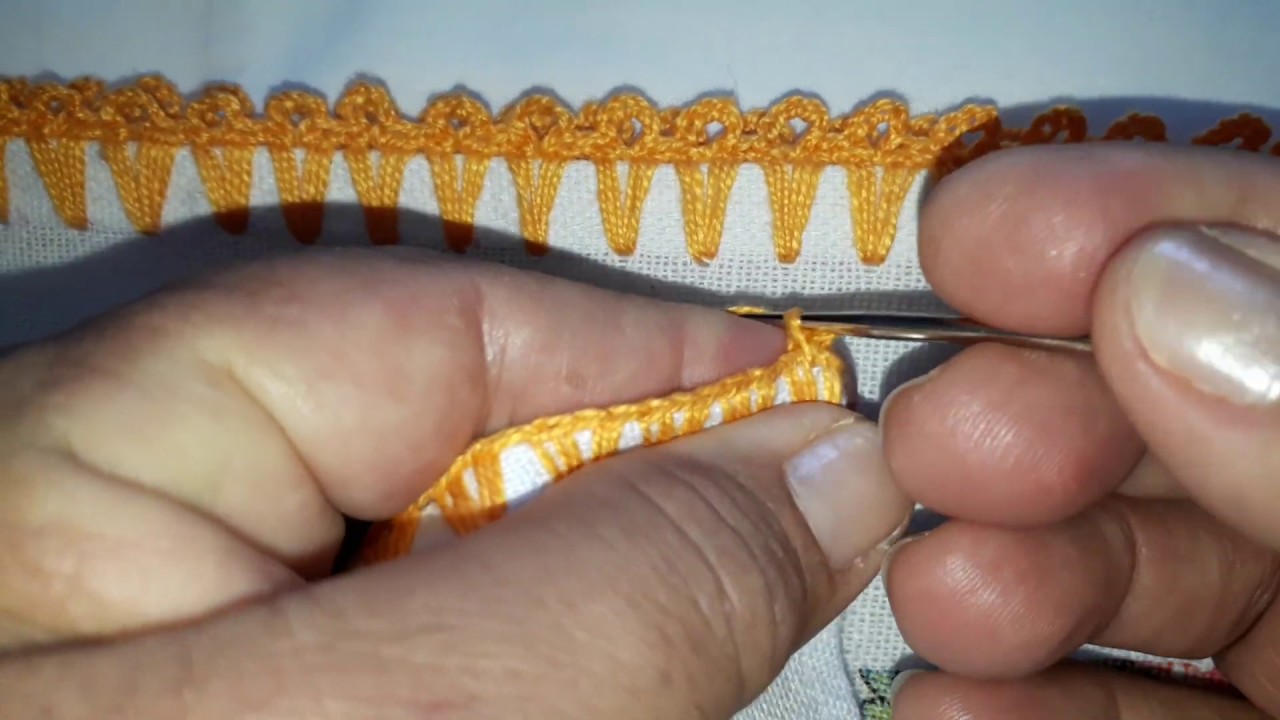 Bico de crochê sorvetinho para pano de prato super fácil para iniciantes / 2