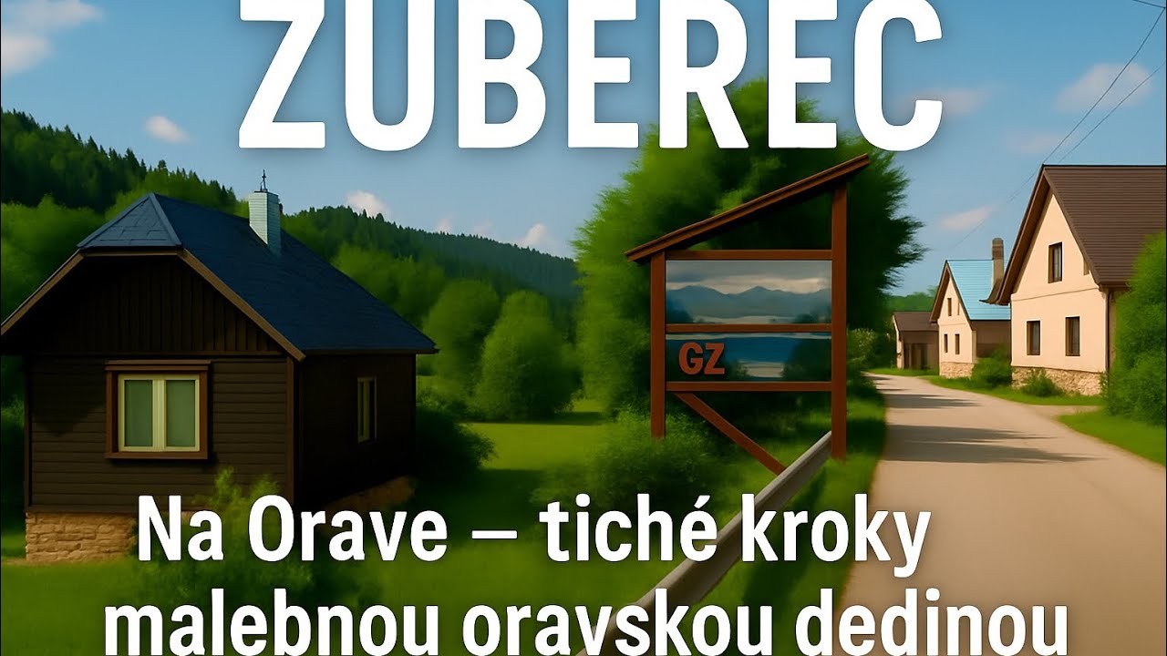 🏡 Zuberec – tiché kroky malebnou oravskou dedinou (autentický zvuk) 2 časť 4K