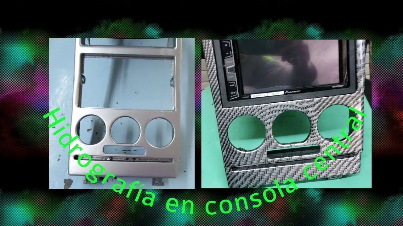 Hidrografía en consola central