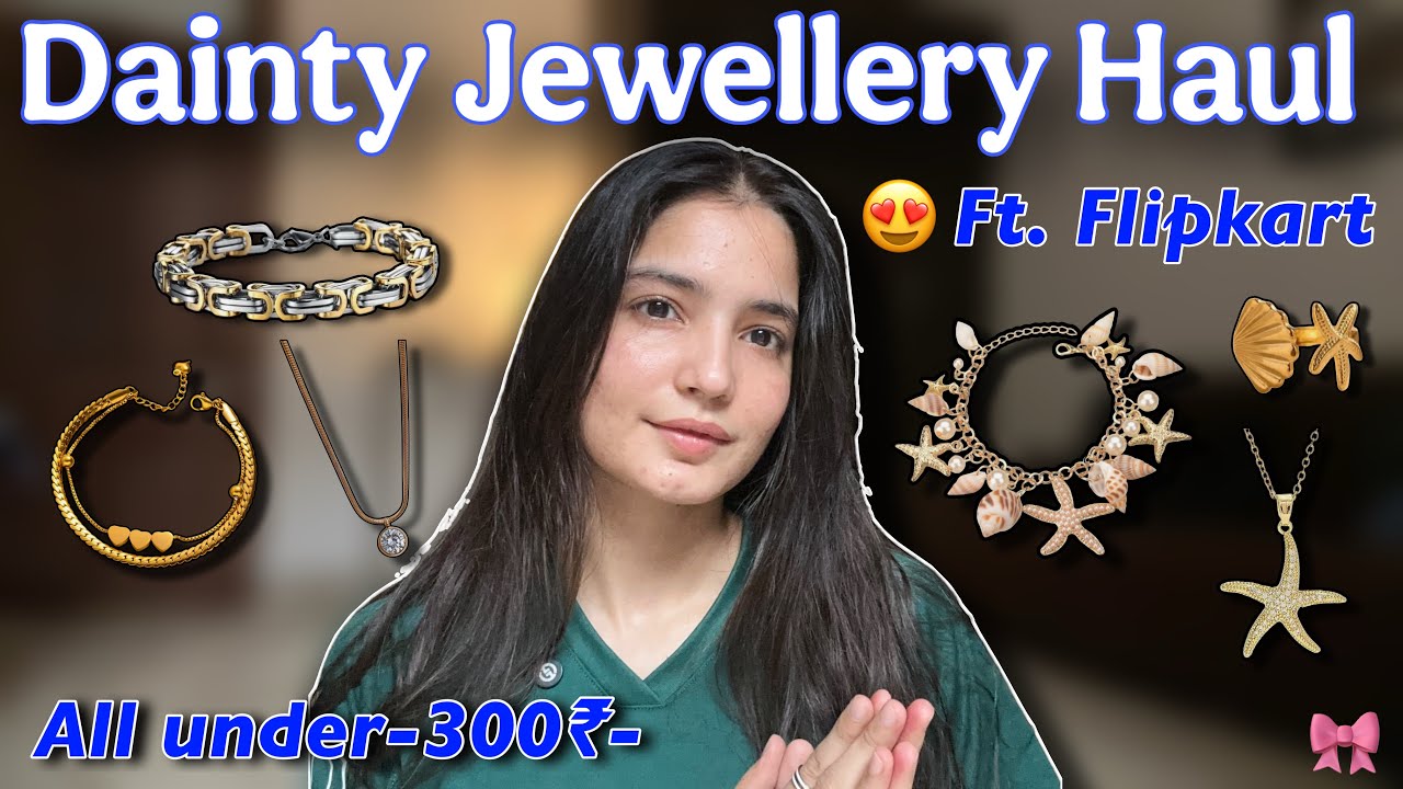 Первая в истории покупка *изящных украшений* с Flipkart!!💜 Повезло или нет? 13 украшений дешевле ...