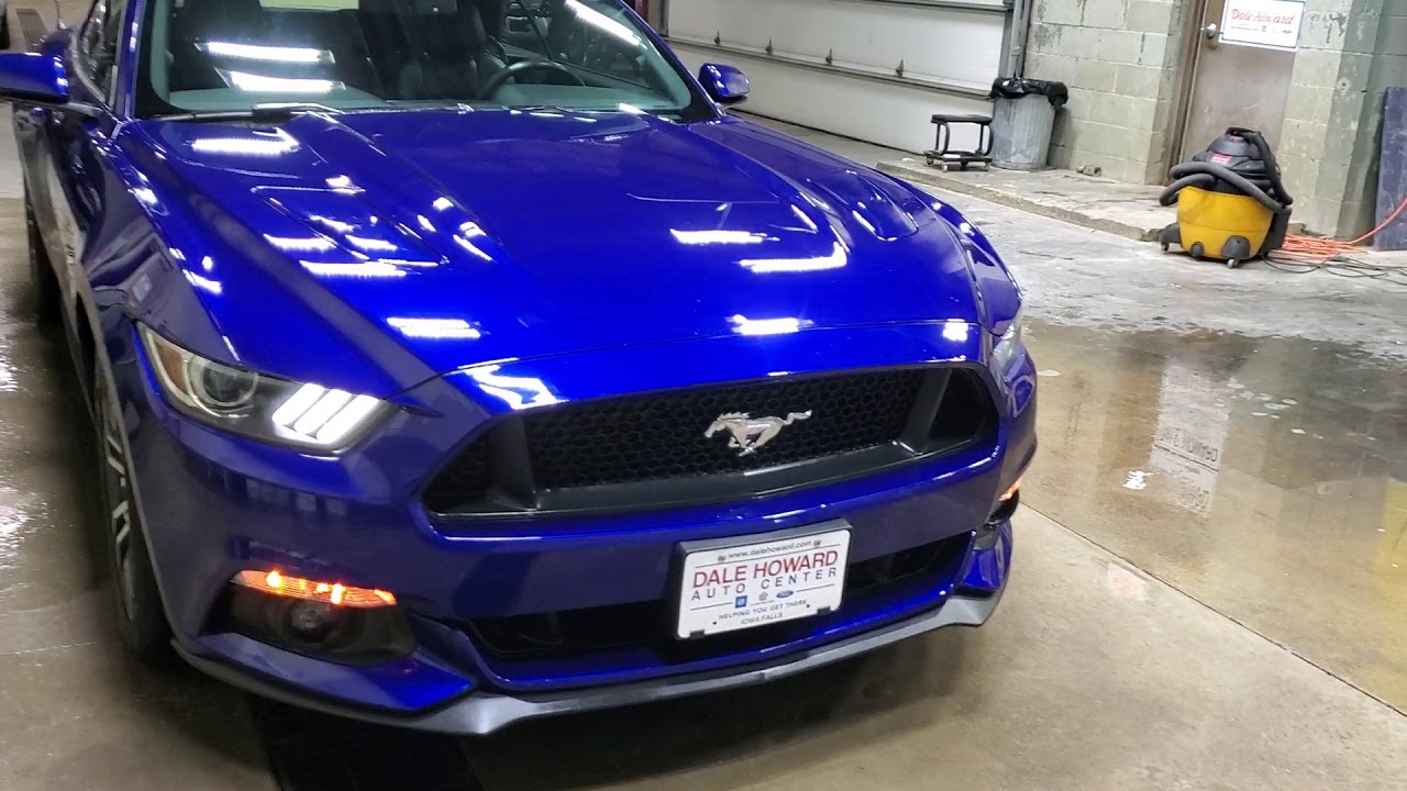 2016 Ford Mustang GT in Deep Impact Blue at Dale Howard Auto in Iowa Falls